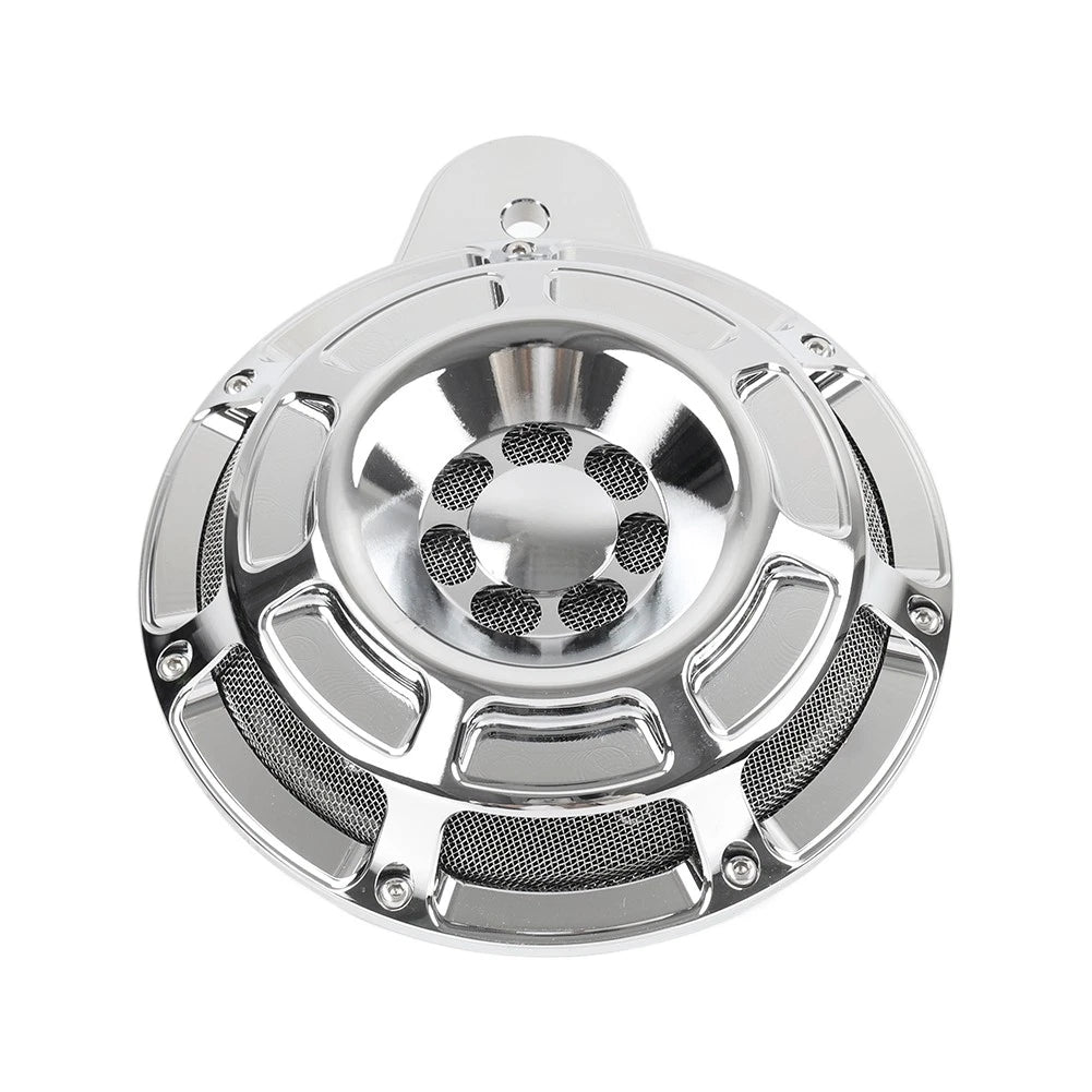 Horn Speaker Cover for Harley Sportster Dyna Big Twin 1991-2023 Chrome