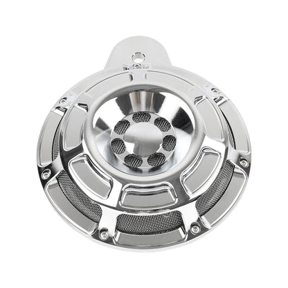 Horn Speaker Cover for Harley Sportster Dyna Big Twin 1991-2023 Chrome