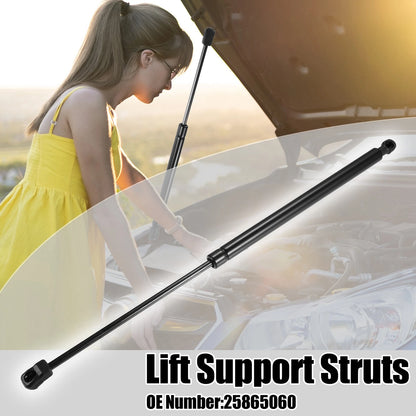 Front Hood Lift Support Gas Struts for Chevrolet Malibu Black (2008-2012)