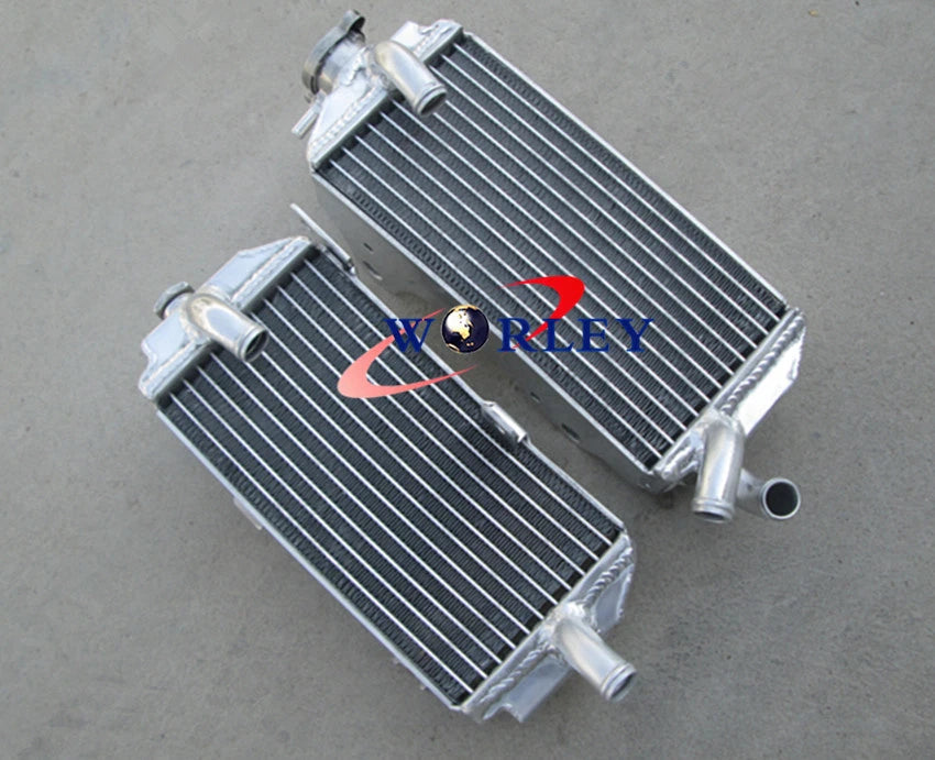 Aluminum Radiator & Hose for Honda CRF450R CRF450 2013-2014 ( Blue)