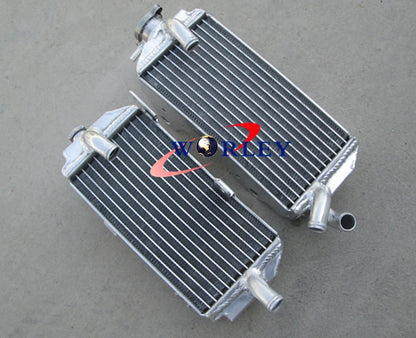 Aluminum Radiator & Hose for Honda CRF450R CRF450 2013-2014 ( Blue)