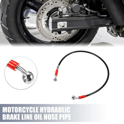 Brake Line 70cm 27.56in 10mm Oil Hose Pipe for Motorcycle