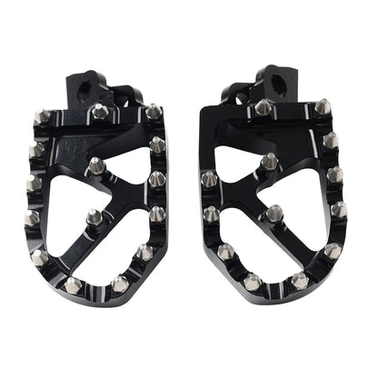 BLK CNC MX Foot Pegs for Kawasaki KX65 KX85 (2000-2020)