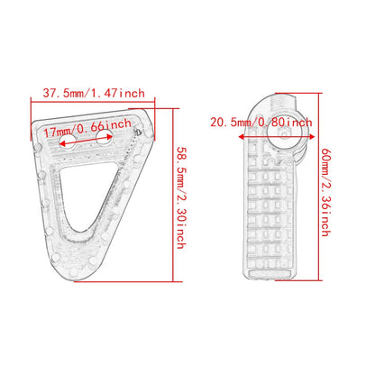 Brake Shift Lever Pedal for Husqvarna TE 300, FX 450, FE 501, FC 350, FE 250 (2014-2023)