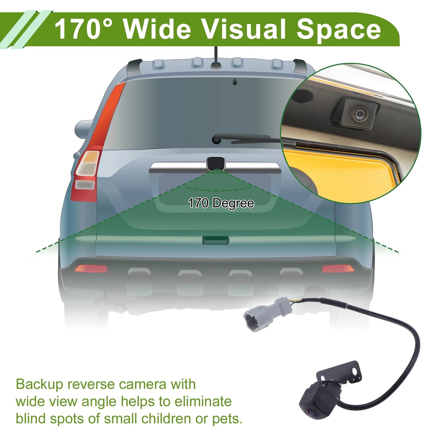 Rear View Backup Camera for Hyundai Santa Fe (2013-2016)