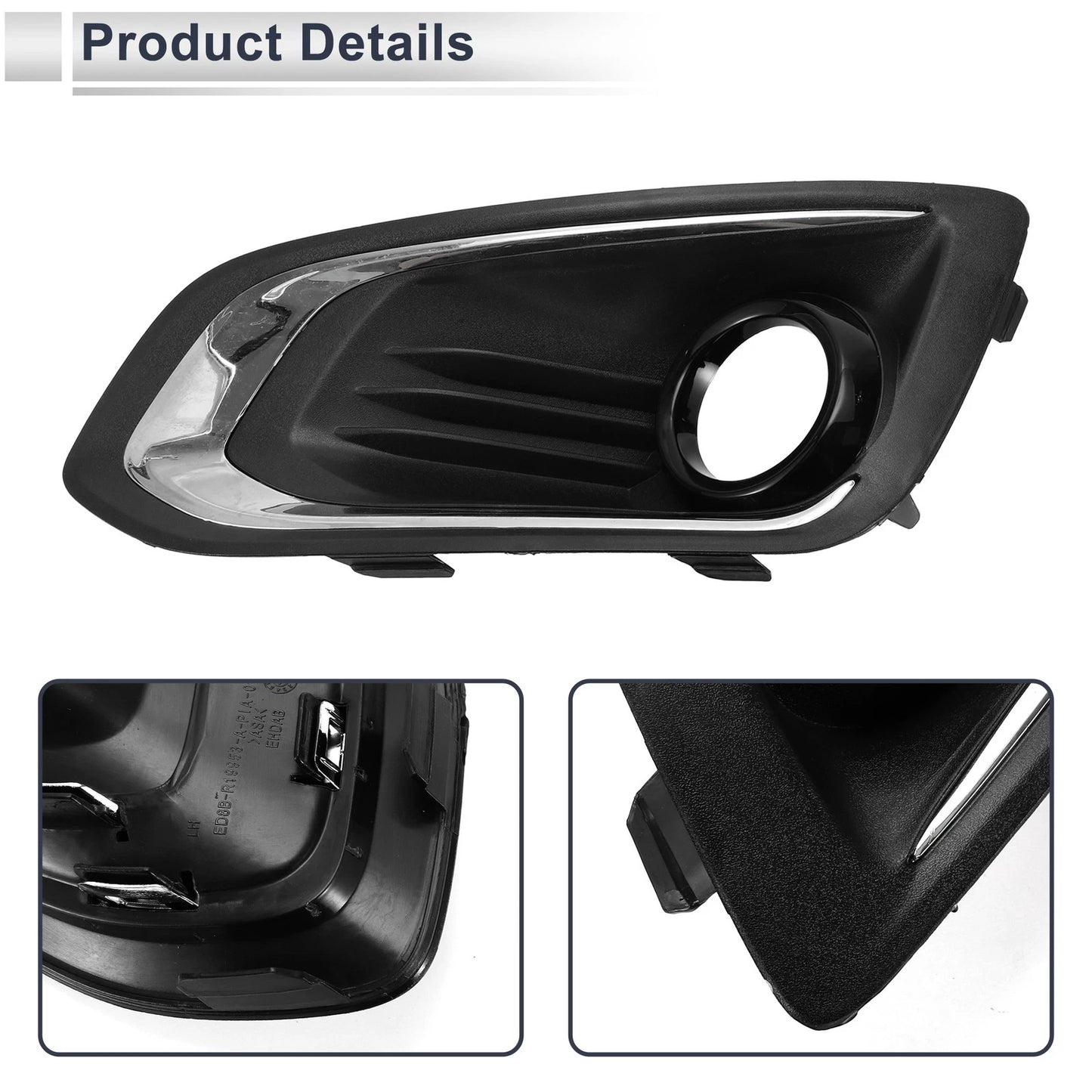 Front Left Fog Light Grill for Ford Escort (2017-2022)