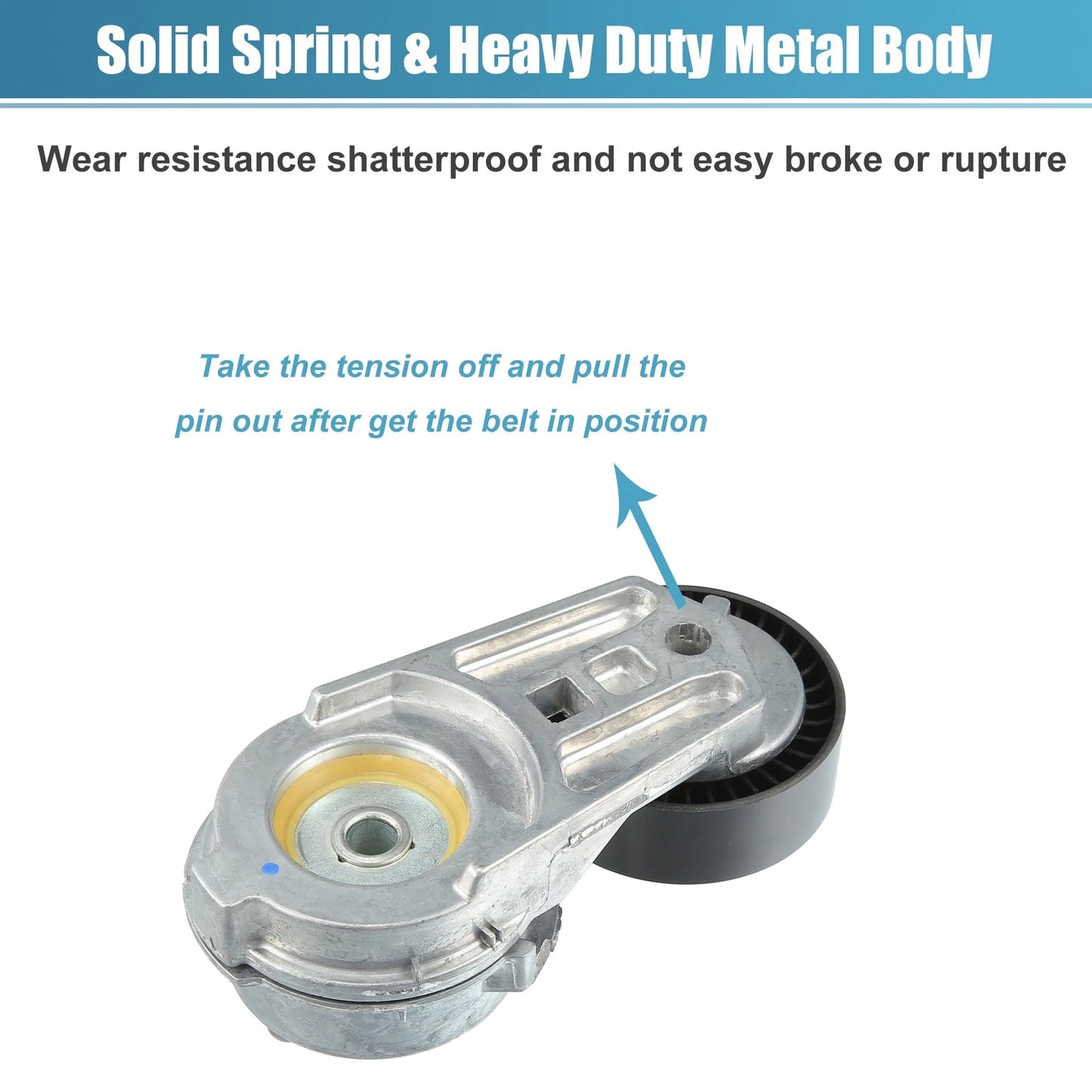 Belt Tensioner Pulley Assembly for Jeep Wrangler V6 3.8L (2007-2011)
