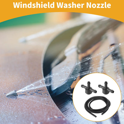 Windshield Washer Nozzle Kit for Volvo C30 (2008-2013) 1 Pcs Fluid Hose