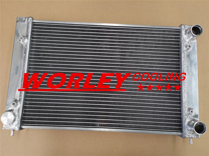 Aluminum Radiator & Fans for Volkswagen Corrado 1989-1995 (1989-1995)