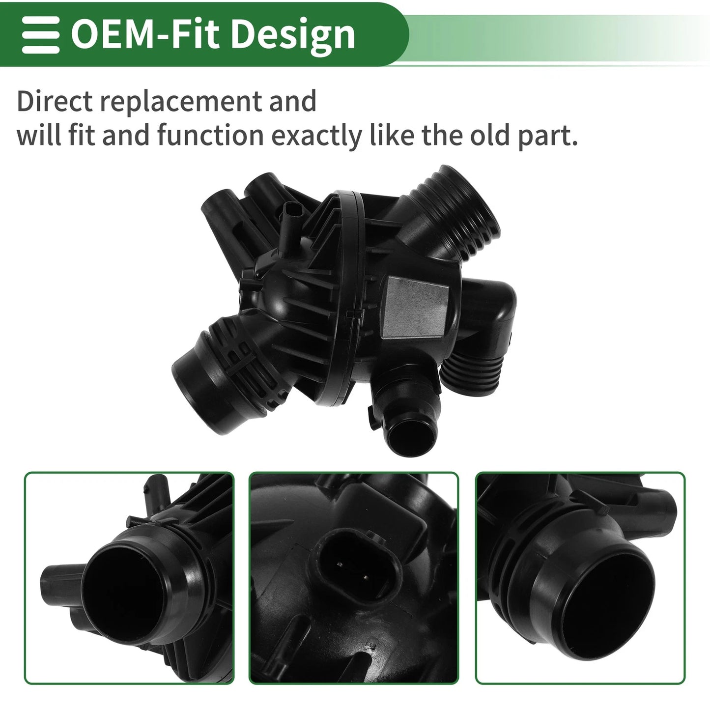 Engine Coolant Thermostat Housing for BMW X3 xDrive35i (2011-2012)