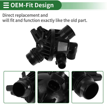 Engine Coolant Thermostat Housing for BMW X3 xDrive35i (2011-2012)