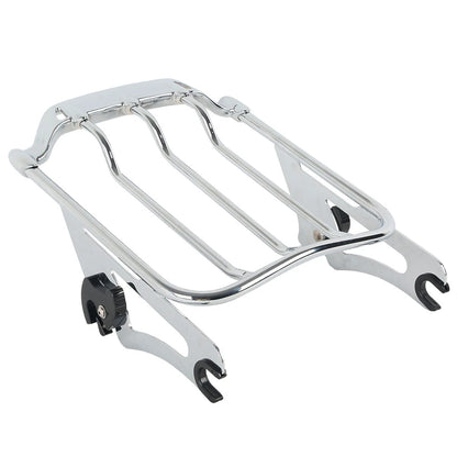 Chrome Two Up Luggage Rack for Harley Touring FLHR FLTR (2009-2022)