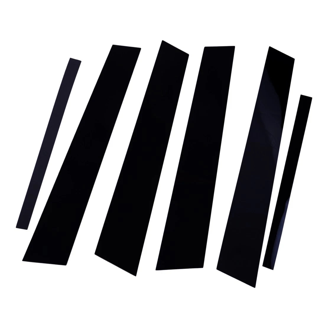 Gloss Black Door Window Pillar Post Covers for BMW 3 E90 (2005-2012)