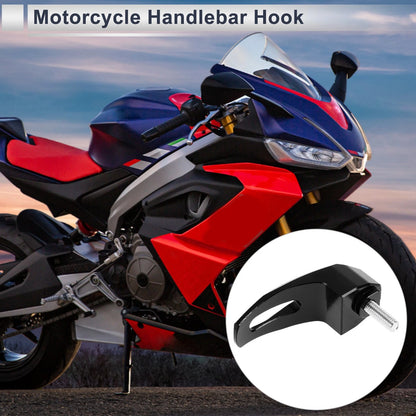 Rectangle Aluminum Alloy Motorcycle Hanging Hook Screw Hexagon Wrench for Black