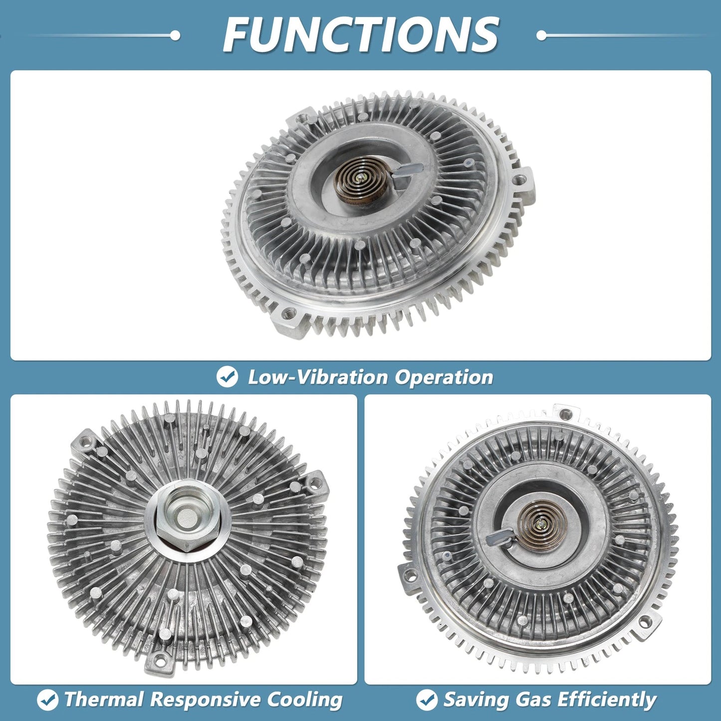 Engine Cooling Fan Clutch for BMW 323ci E46 2000 (2000)