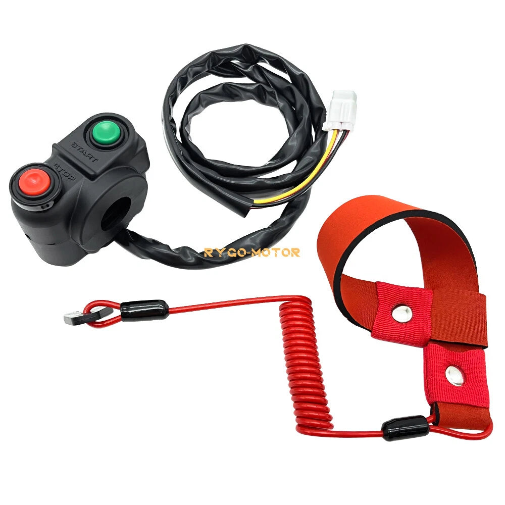 Start/Stop Kill Switch Upgrade for Kawasaki Jet Ski JT900 JT1100 JT1200 JT1500