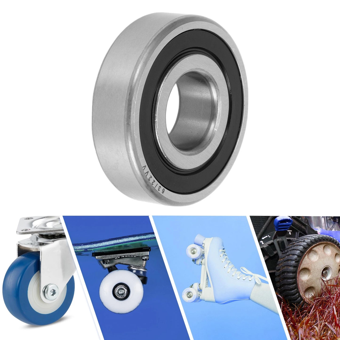 Deep Groove Ball Bearing 22x56x16mm for Scooter Skateboard Wheel