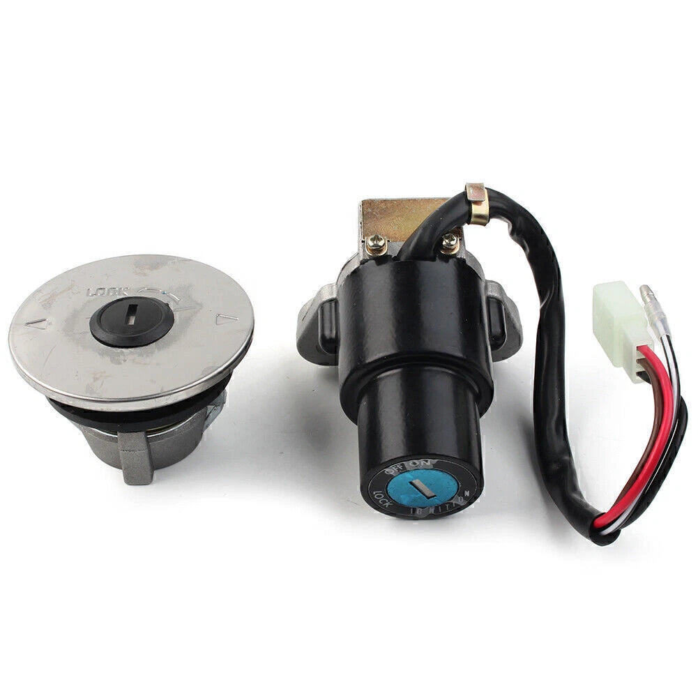 Yamaha FZR250 FZR400 FZR600 Ignition Switch & Fuel Cap Lock Set (1989-1993)