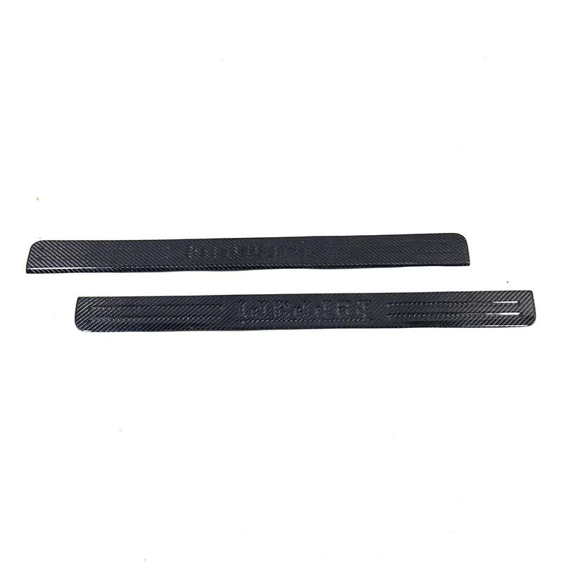 Real Carbon Fiber Door Sill Welcome Pedal Cover Trim Fit For Ferrari F458 F488