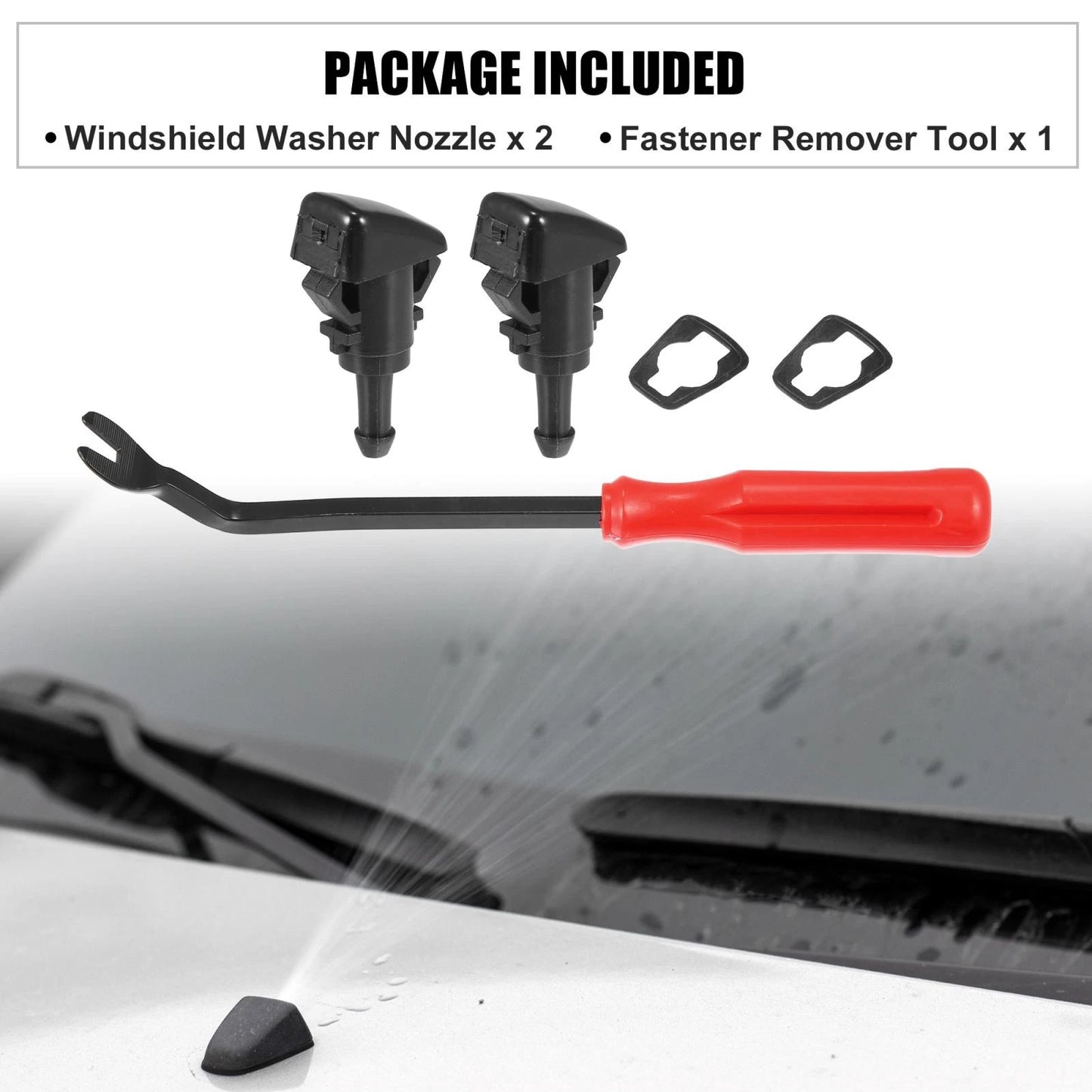 5 x Front Windshield Washer Nozzle Kit for Envoy Trailblazer (2002-2009)