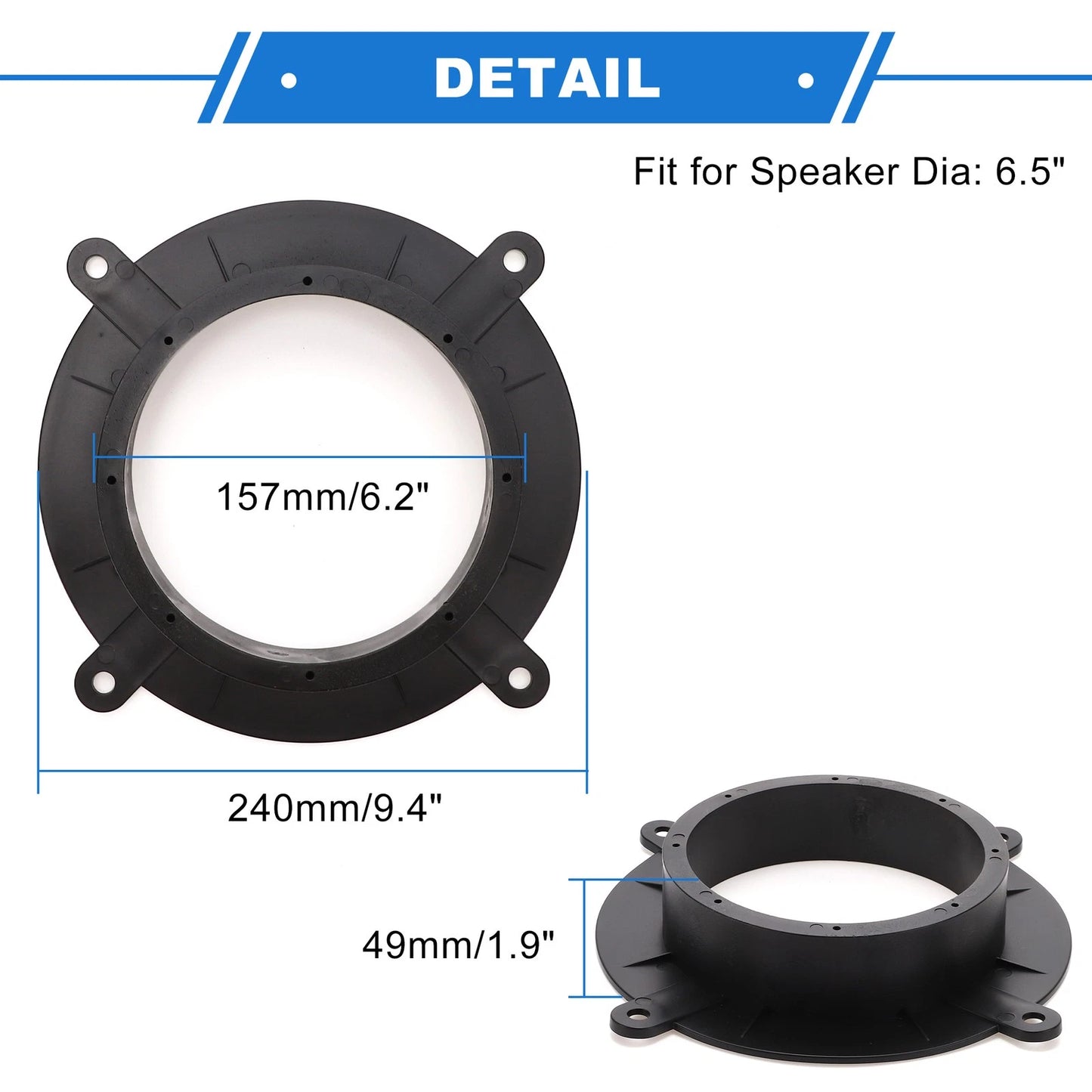 Tweeter Speaker Spacer Rings for Mazda CX-9 (2007-2023)