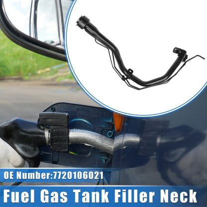 Fuel Tank Filler Neck for Toyota Camry (1998-2001) Durable Metal Black