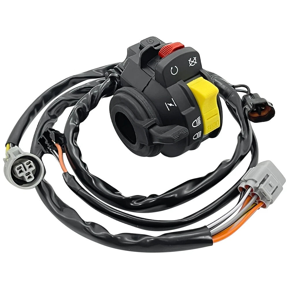 Handlebar Start Stop Switch Headlight 2x4 for Suzuki QuadSport Z400 (2005–2008)