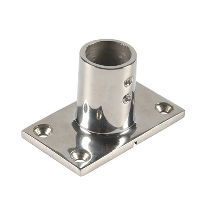 Boat Yachts Hand Rail Fitting 7/8" 90 Degree Rectangular Base