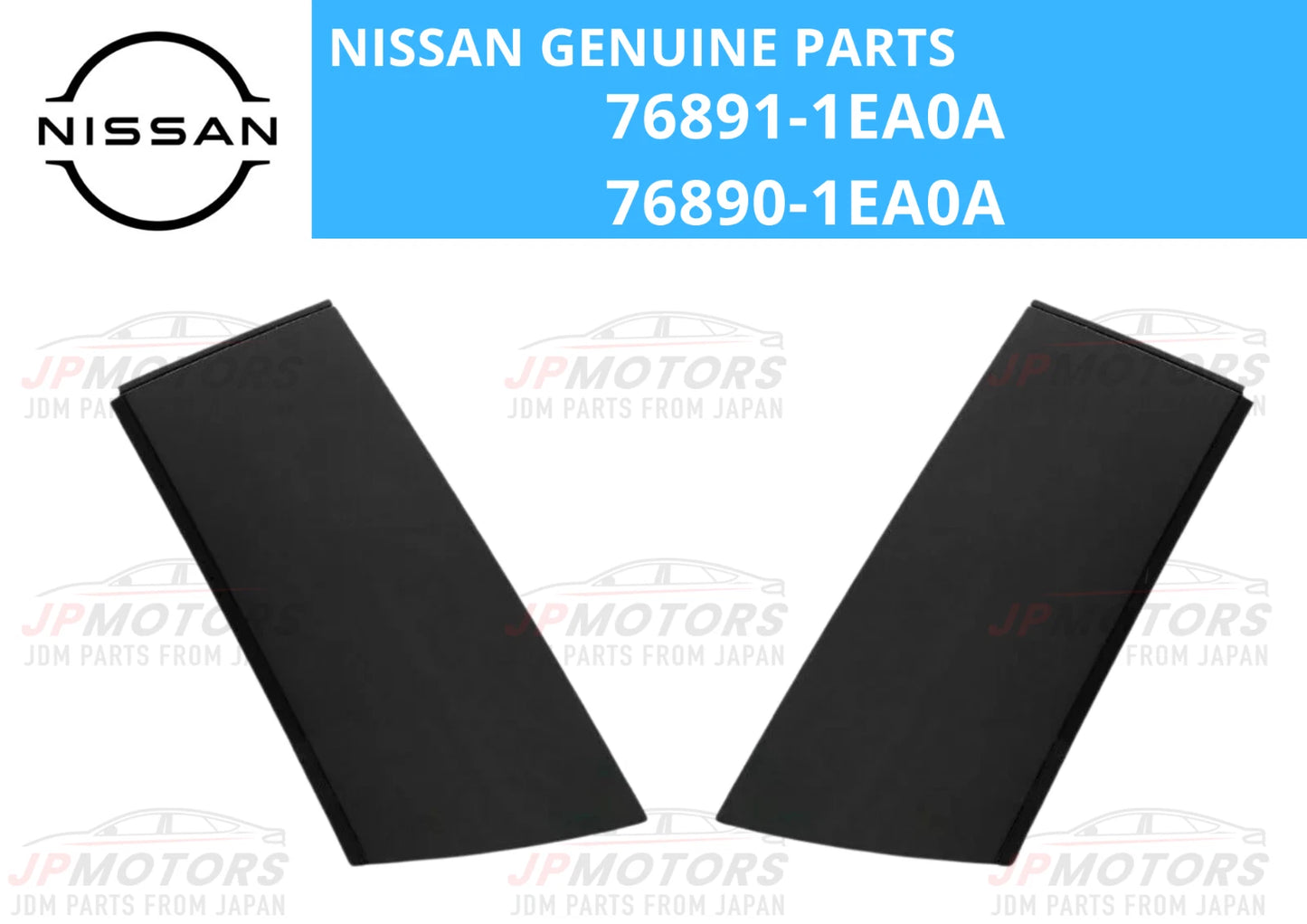 2 x Genuine Lock Pillar Finisher for Nissan Fairlady Z Z34 370Z (2009–2020)