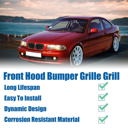 Front Hood Bumper Grille for BMW 323i 325i 325xi 328i E46 (2000-2006)