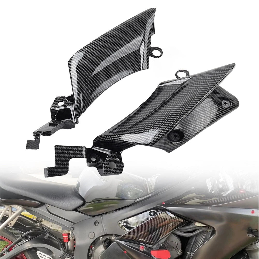 Carbon Fiber Side Trim Frame Covers for Yamaha YZF R6 R6S (2003-2009)