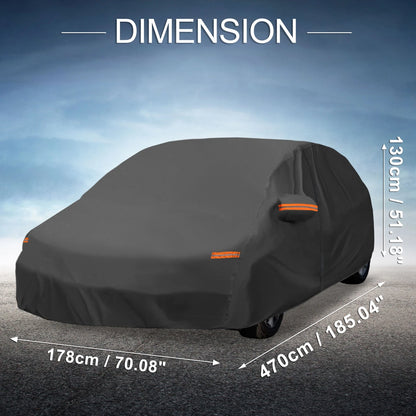 Waterproof 210D-PU Car Cover for Toyota Prius Hatchback (2001-2023)