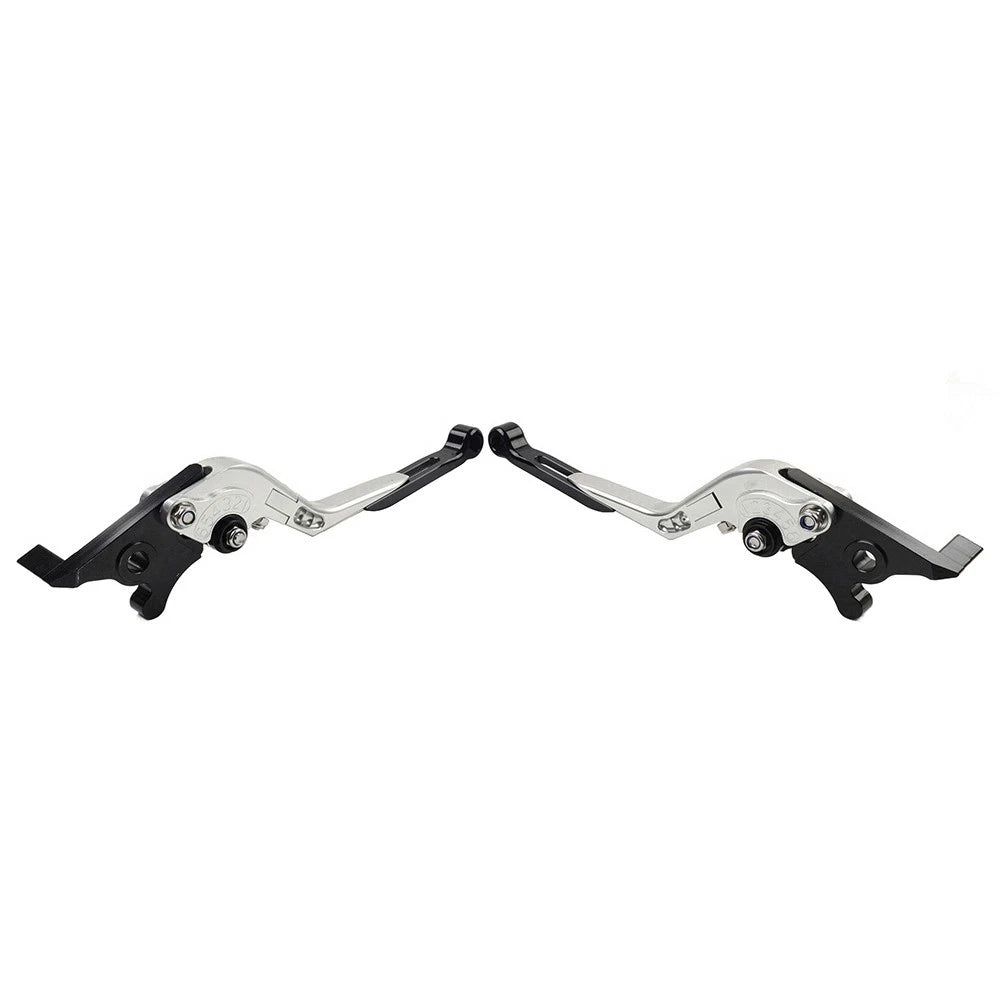 Silver CNC Folding Extendable Brake Clutch Levers for BMW S1000XR (2015-2021)
