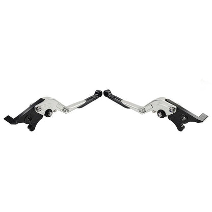 Silver CNC Folding Extendable Brake Clutch Levers for BMW S1000XR (2015-2021)