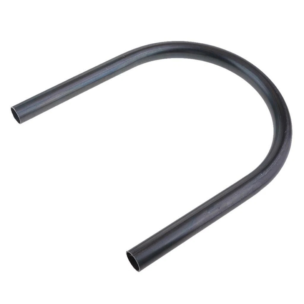 210mm Flat Rear Seat Loop Frame Hoop for Honda Yamaha Black Steel