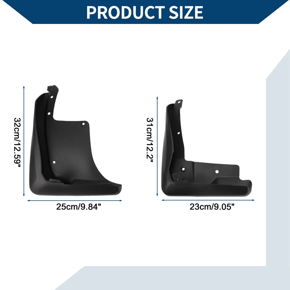 Mud Flaps Splash Guards for Toyota Camry European Version (2018-2022)