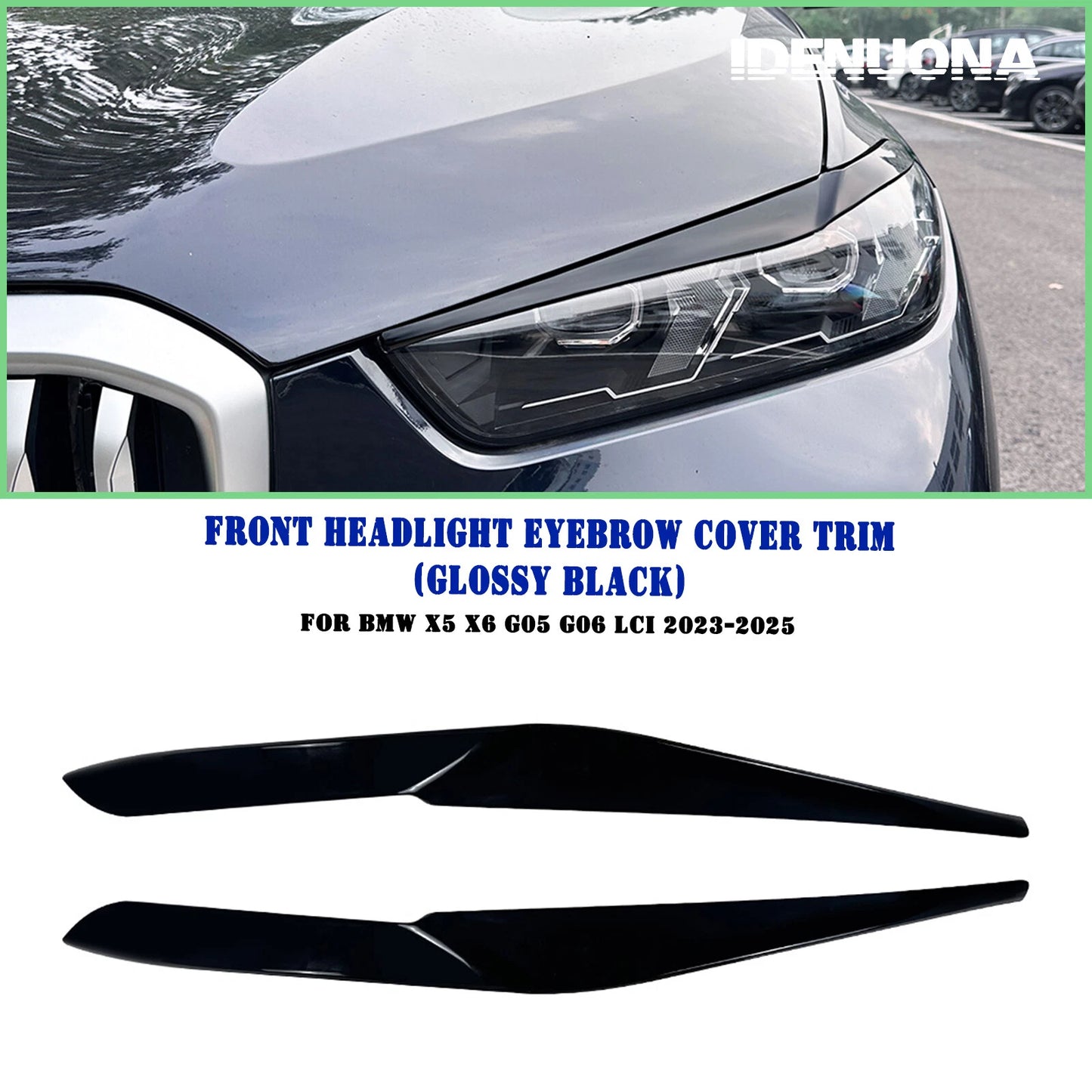 Headlight Eyelid Trim Cover for BMW X5 X6 G05 G06 (2023-2025)