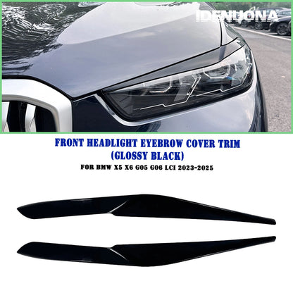 Headlight Eyelid Trim Cover for BMW X5 X6 G05 G06 (2023-2025)
