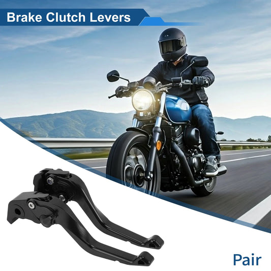 1 x Black Brake Clutch Levers for Yamaha YZF-R1 (2009–2014)