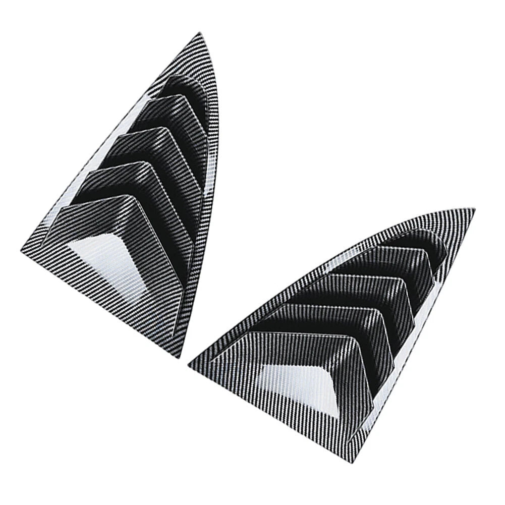 Carbon Fiber Rear Window Louver Cover Trim for Tesla Model Y (2020-2023)