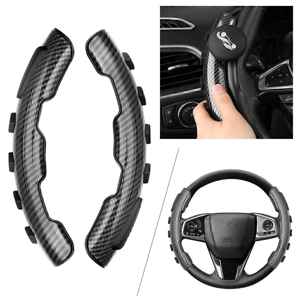 Carbon Fiber Steering Wheel Booster Cover for Honda Civic, Accord, CR-V