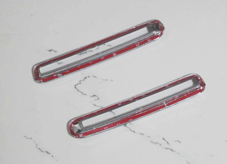 Chrome Rear Fog Light Lamp Cover Trim for 2009-2010 Acura TSX Sedan 2 x Covers