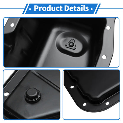 Engine Oil Pan for Chevrolet Impala 2000-2005 Steel Black 1 x Pc