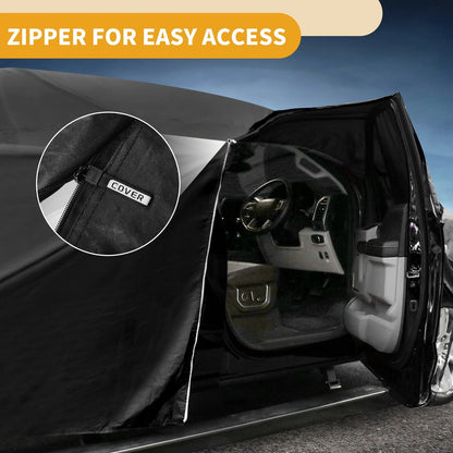 Waterproof All Weather Car Cover with Reflective Straps for Ford Fiesta (2011-2019)