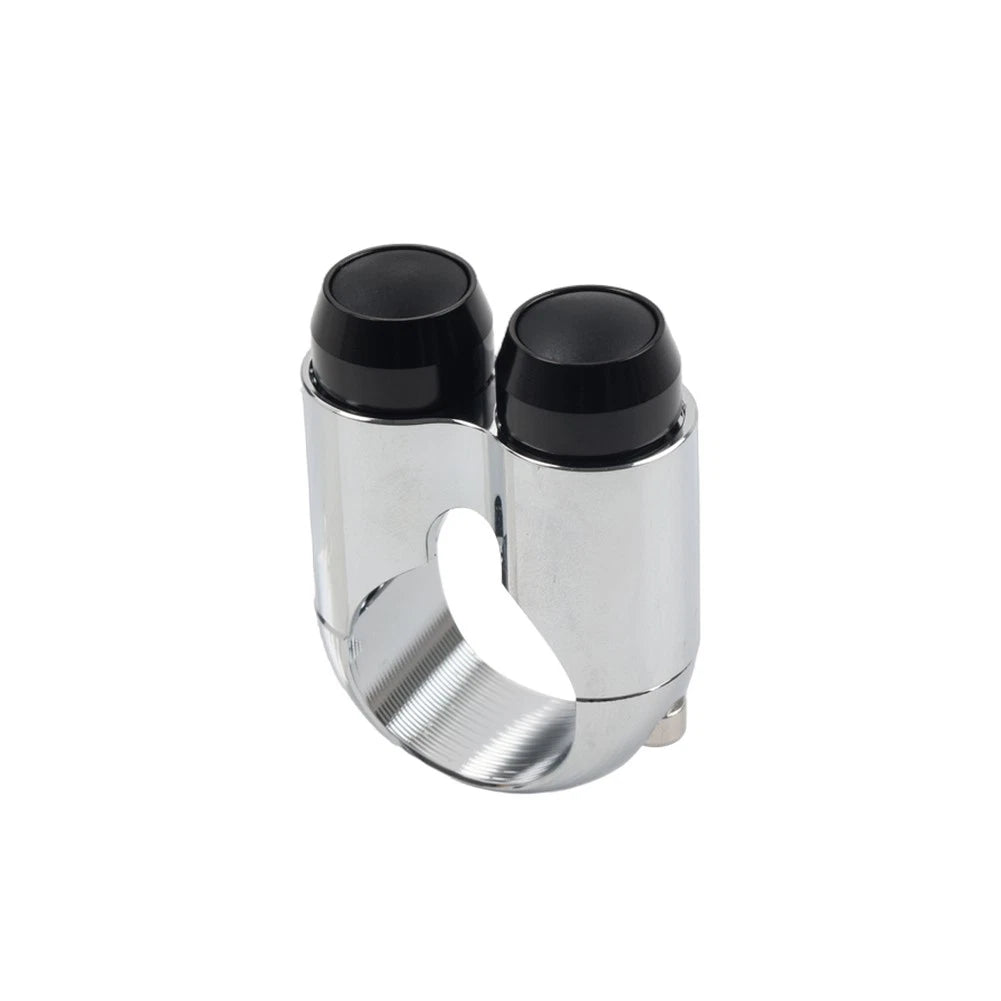 Handlebar Switch 2 Button Horn Light Control for Harley Dyna (2006-2023)