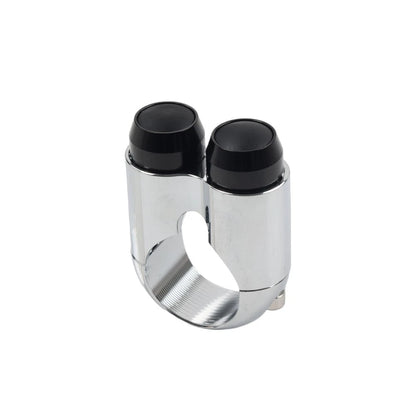 Handlebar Switch 2 Button Horn Light Control for Harley Dyna (2006-2023)