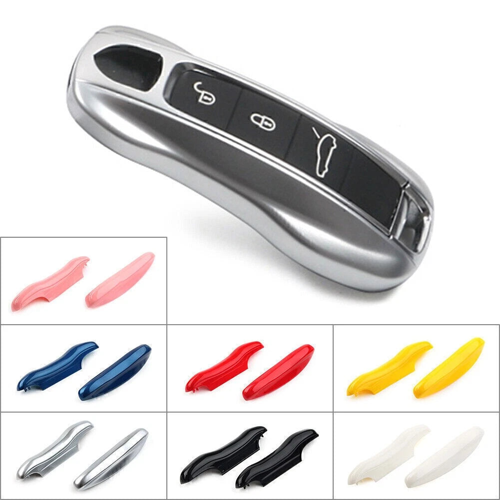 Black Remote Key Fob Shell Cover for Porsche Cayenne Panamera (2017-2020)