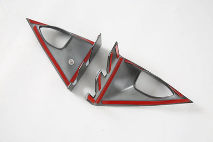Front Fog Lamp Light Cover Trim for Nissan Rogue (2021-2023) 2 x Carbon Fiber