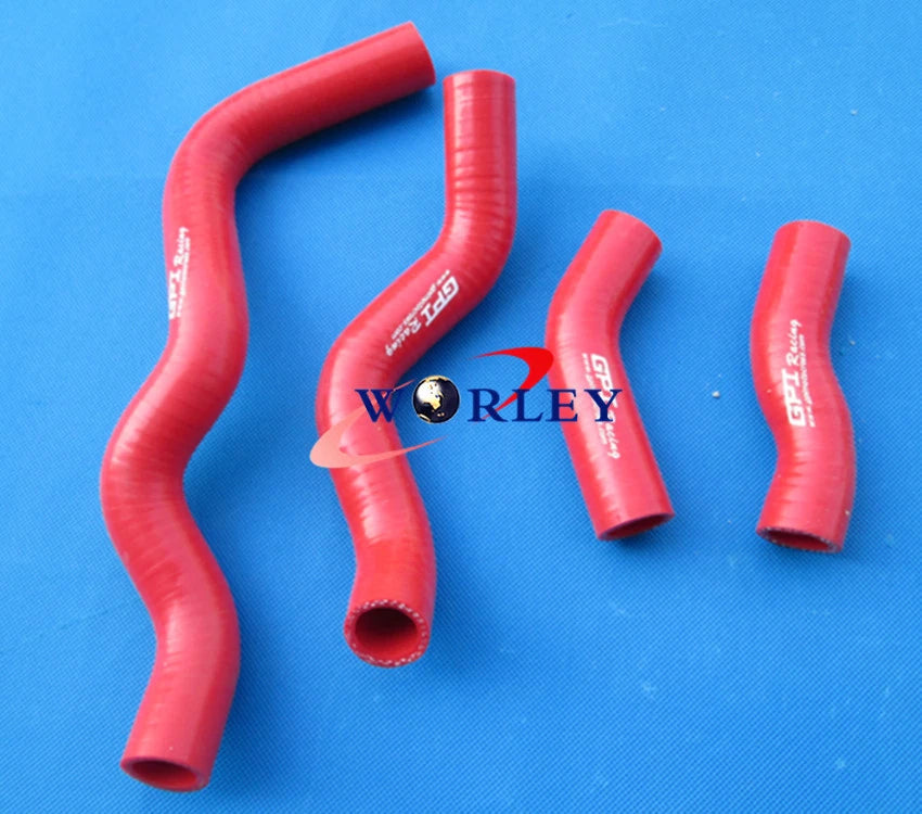 BLACK Silicone Radiator Coolant Hose for Kawasaki KLX250 KLX250S (1993-2014)