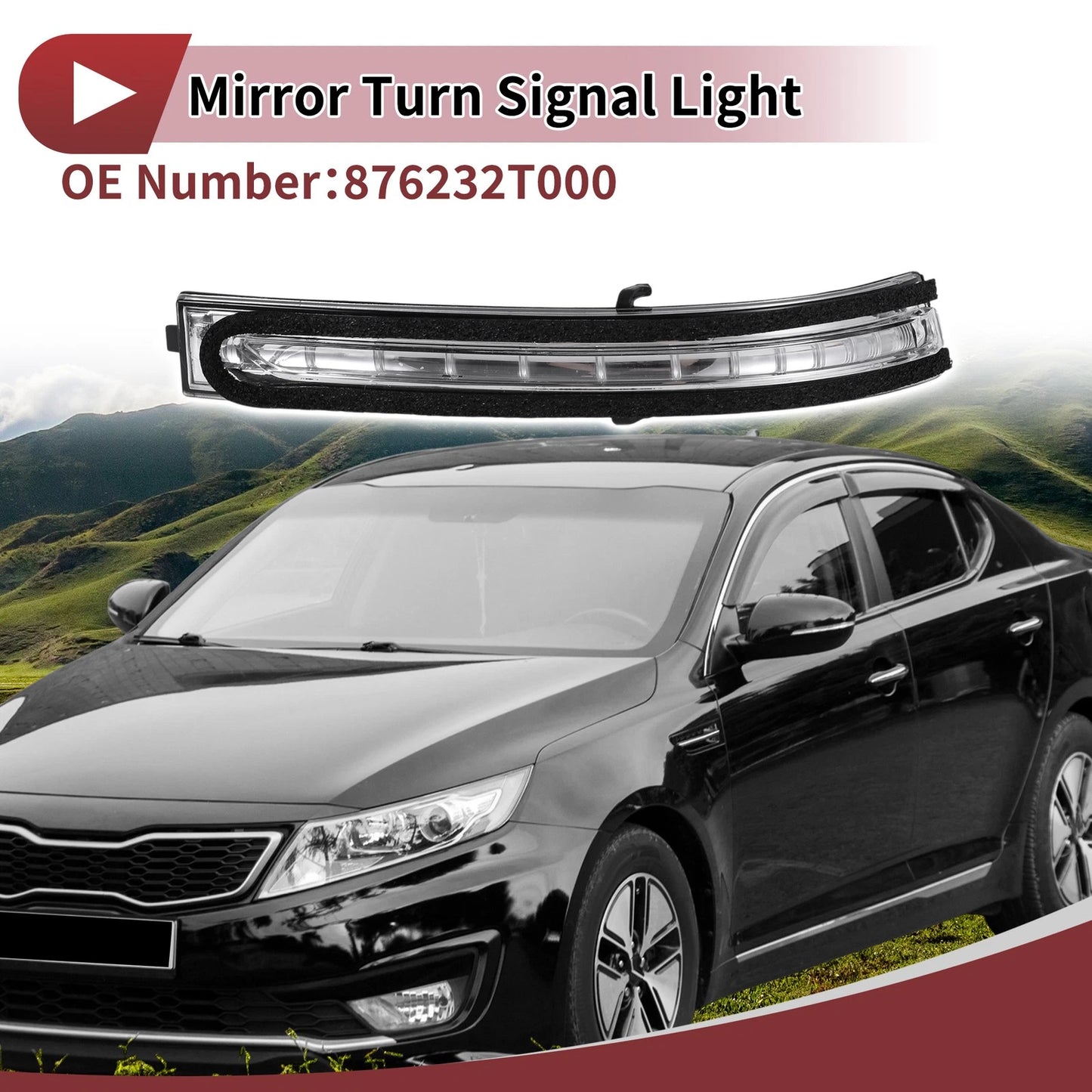 Front Right LED Turn Signal Light for Kia Optima (2011-2014)